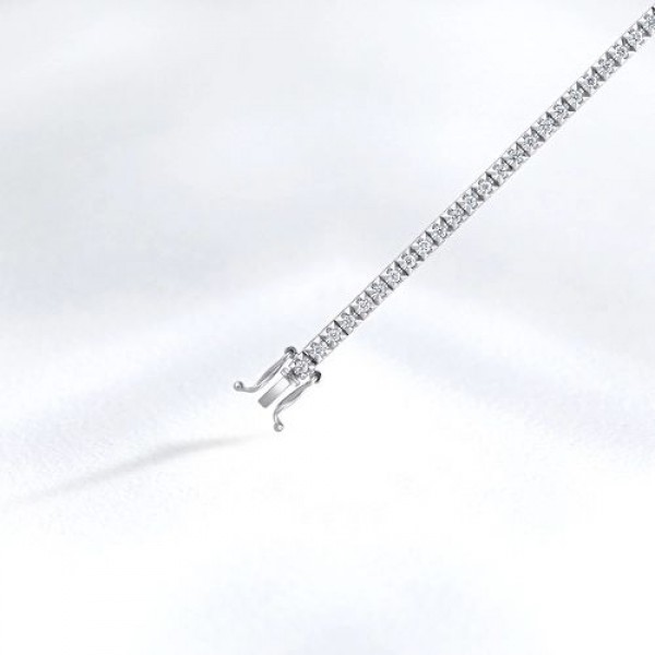 1,00 Karat Pırlanta Su Yolu Bileklik